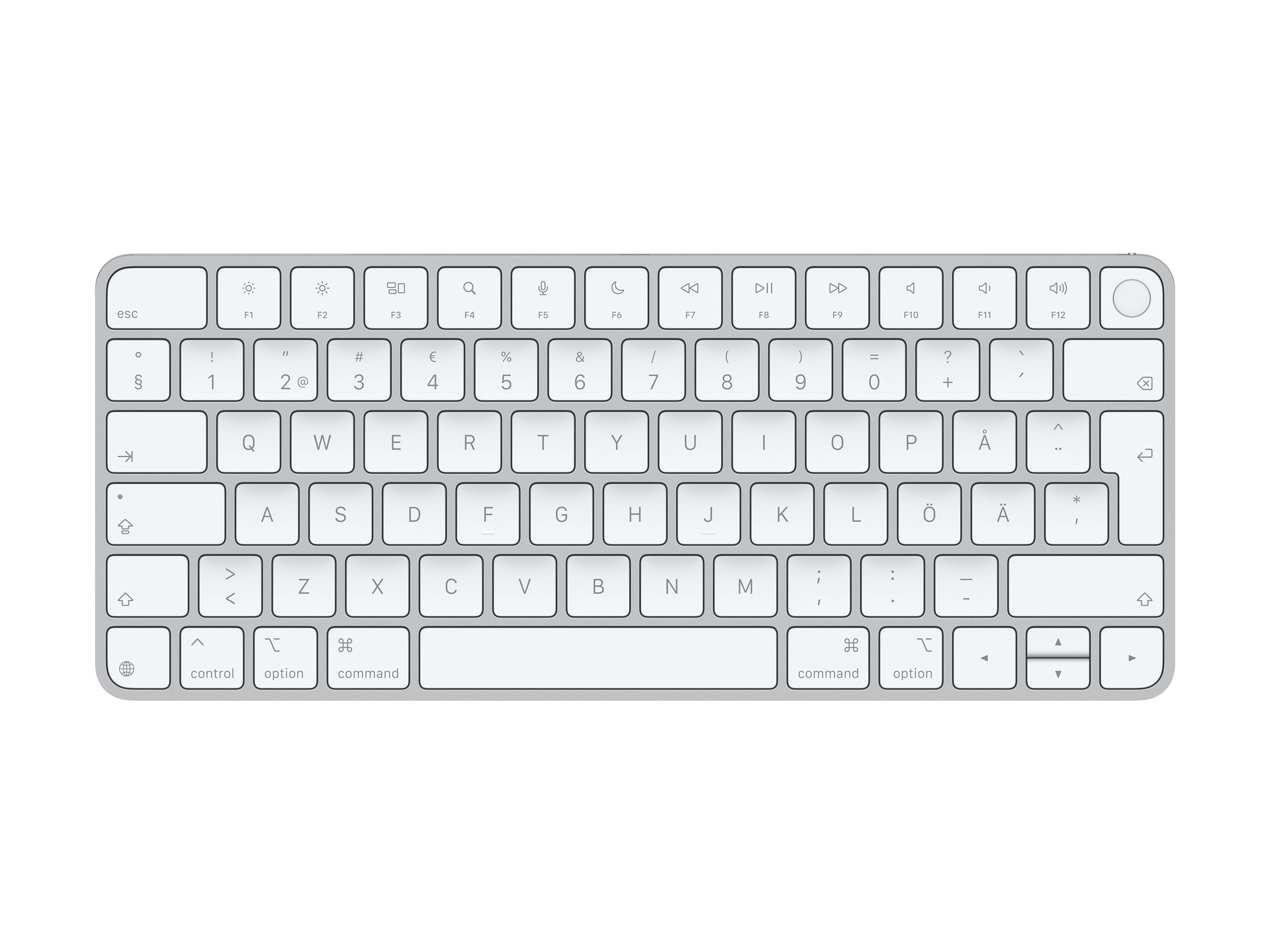 Apple Magic Keyboard with Touch ID Tastatur Trådløs Svensk