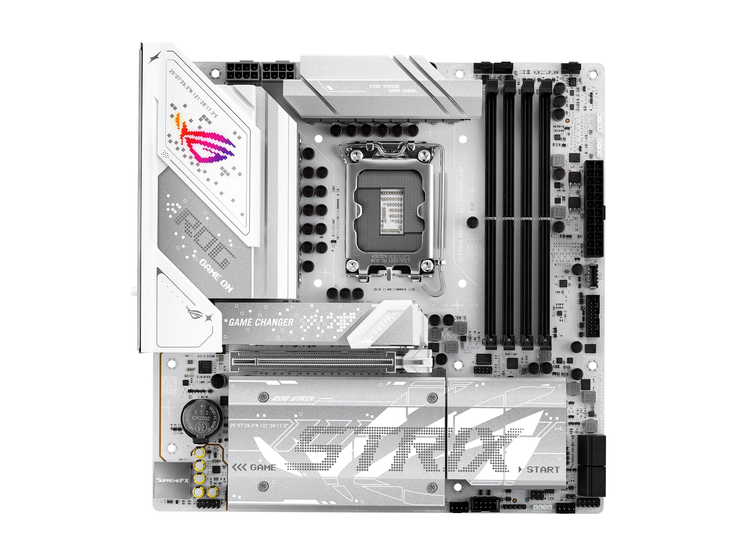 ASUS ROG STRIX B860-G GAMING WIFI Bundkort - Intel B860 - Intel LGA1851 socket - DDR5 RAM - Micro-ATX