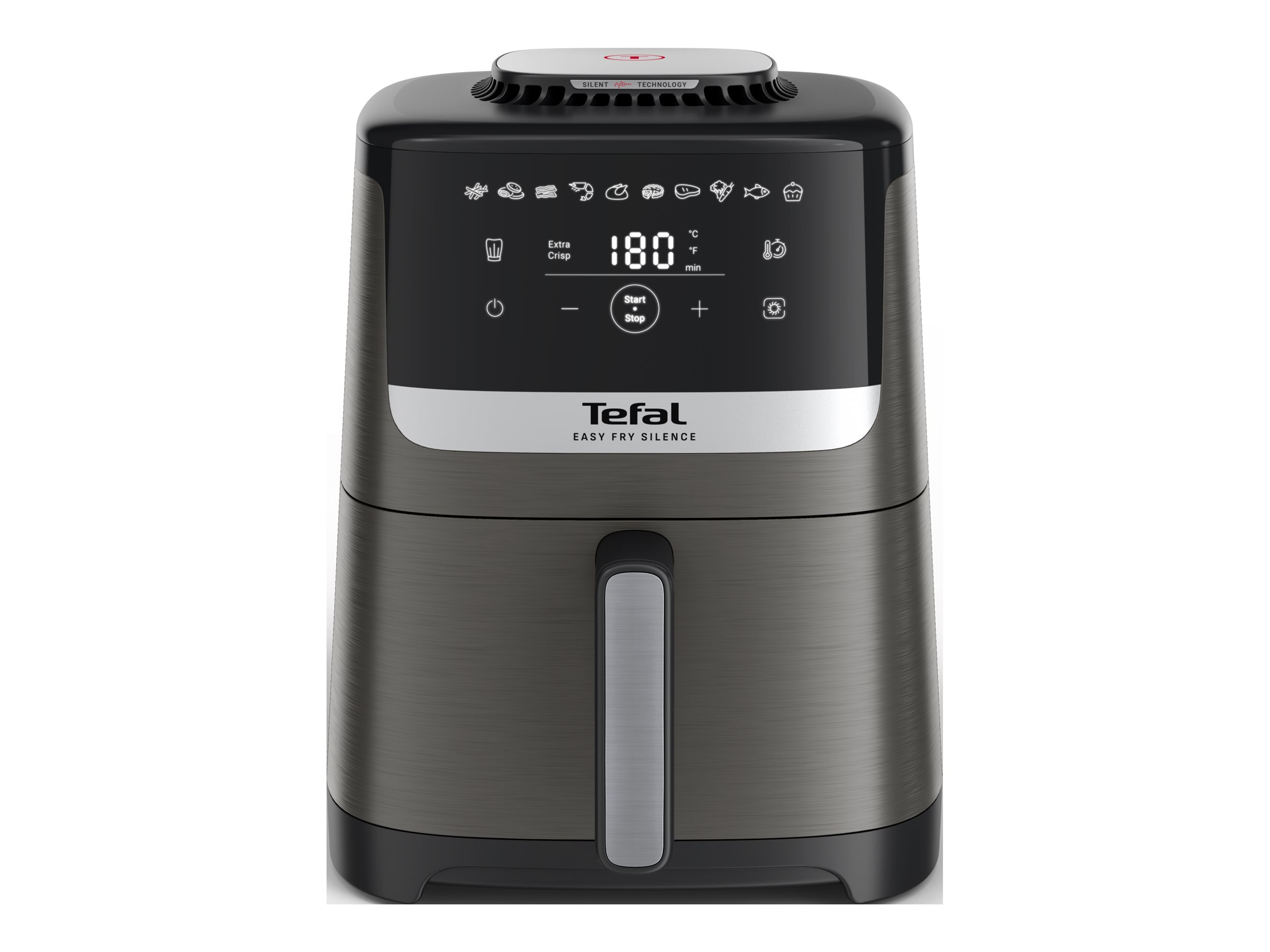 Tefal Easy Fry Silence Coal EY551HE0 - hot air fryer - dark grey