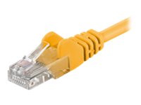 goobay - Netværkskabel - RJ-45 (han) til RJ-45 (han) - 3 m - UTP - CAT 6 - formet - gul