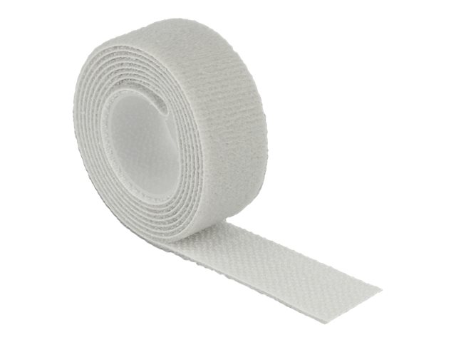 Delock Hook-and-loop fastener 1m Grå