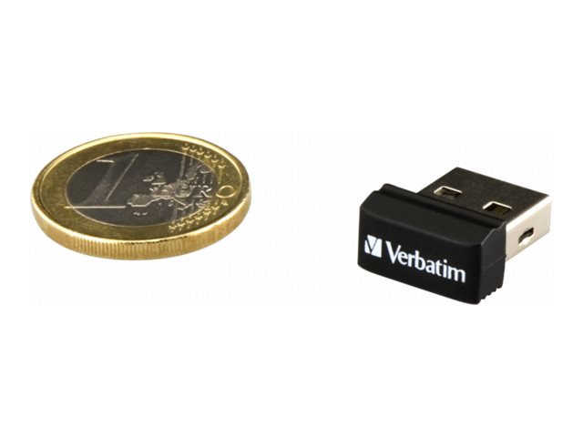 Verbatim Store n Stay Nano USB-flashdrev 16 GB Sort 97464 USB-A (USB 2.0)