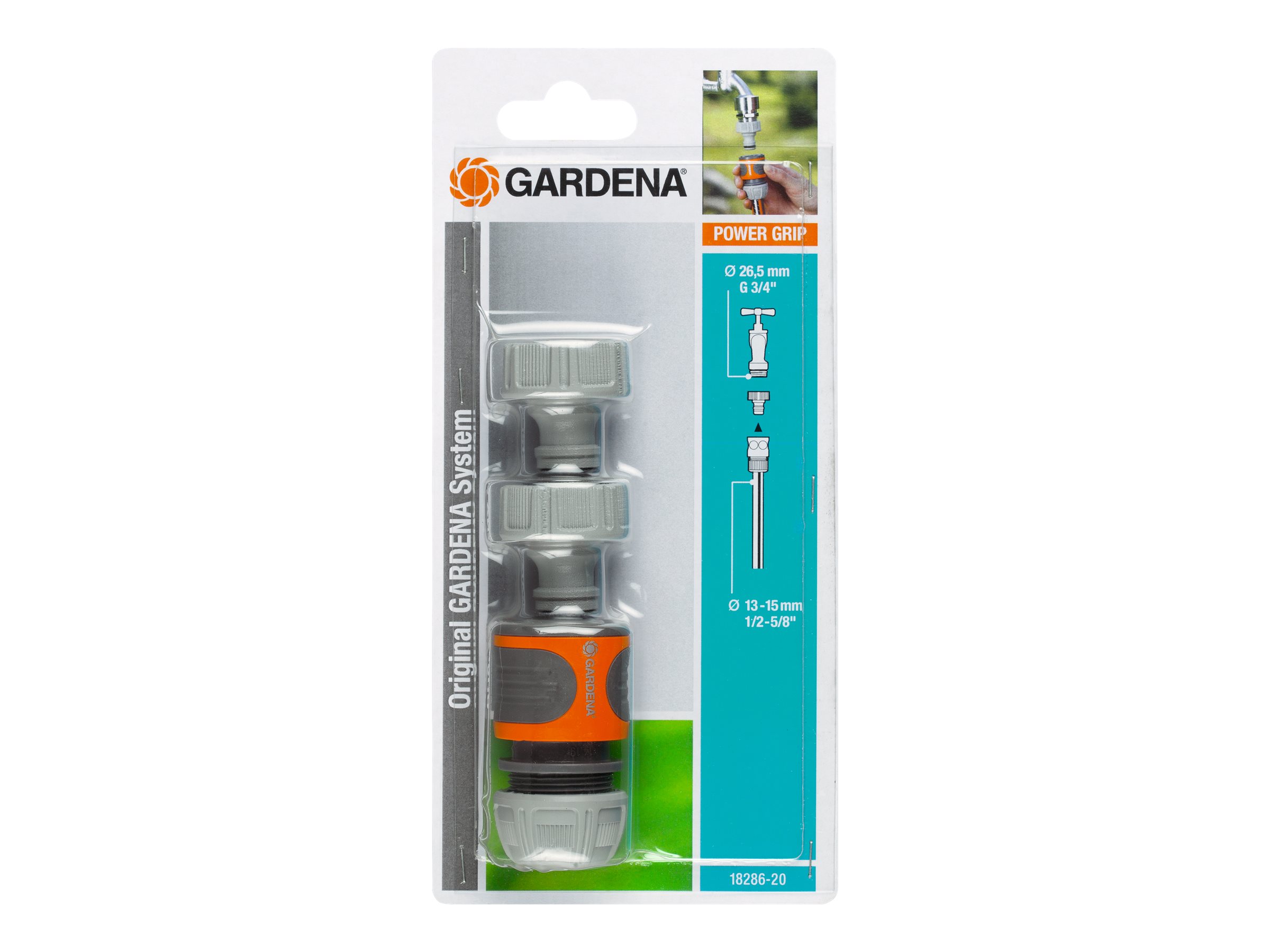 Gardena Profi Maxi-Flow System Stikforbindelsessæt