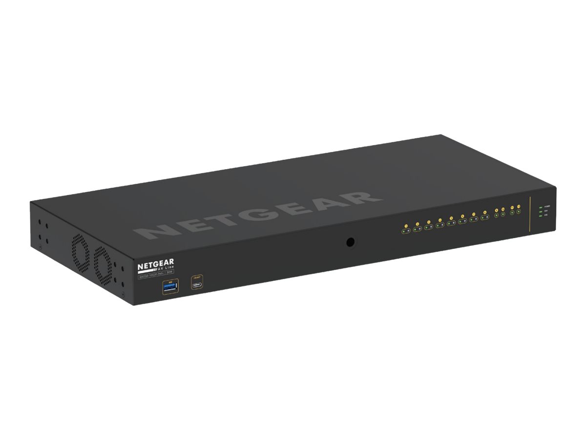 Netgear AV Line M4250-10G2F-PoE+ / GSM4212P 8x1G PoE+ 125W 2x1G and 2xSFP Managed Switch