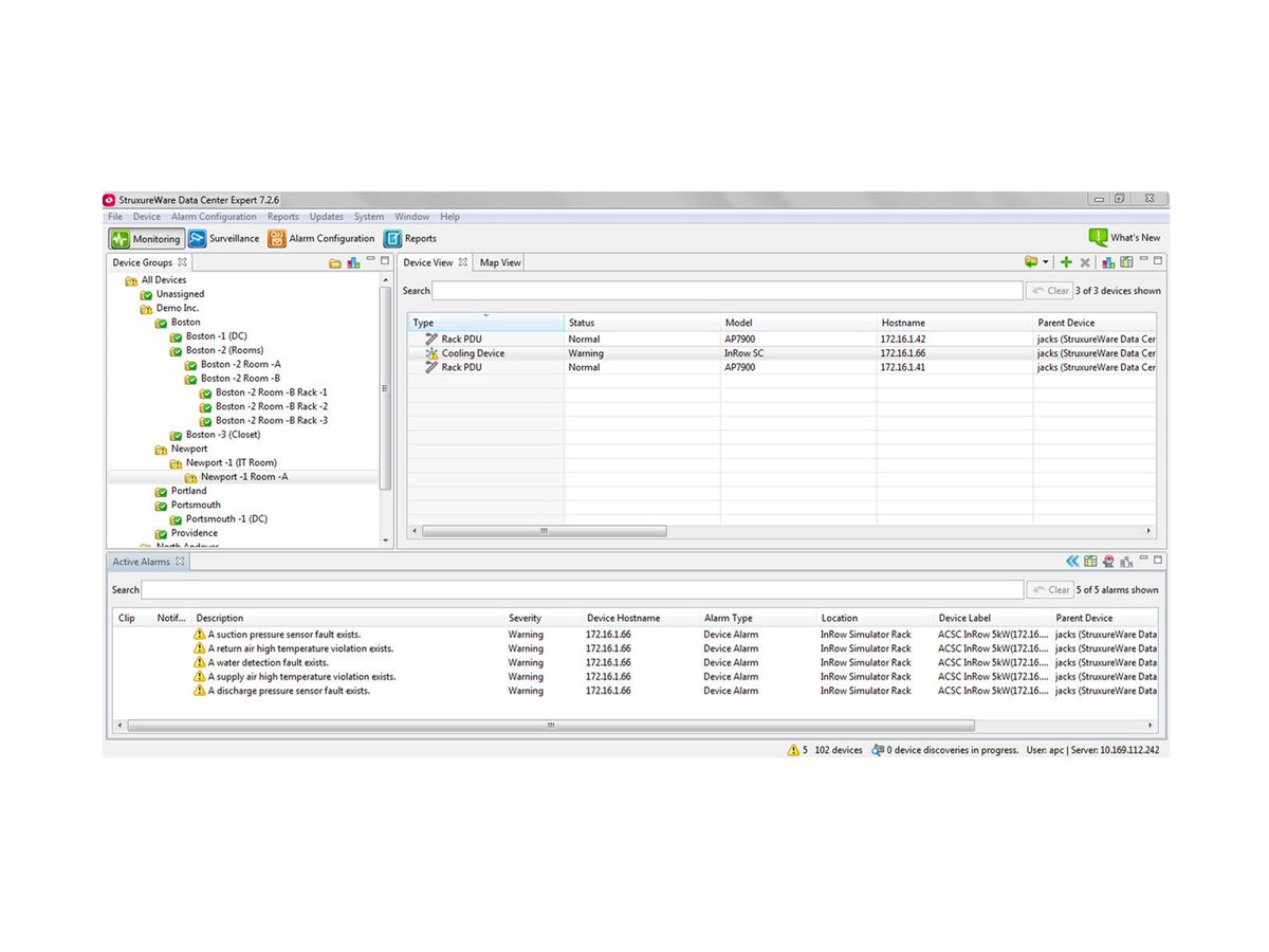 APC Software Support Contract StruxureWare Data Center Expert Virtual Machine 1år