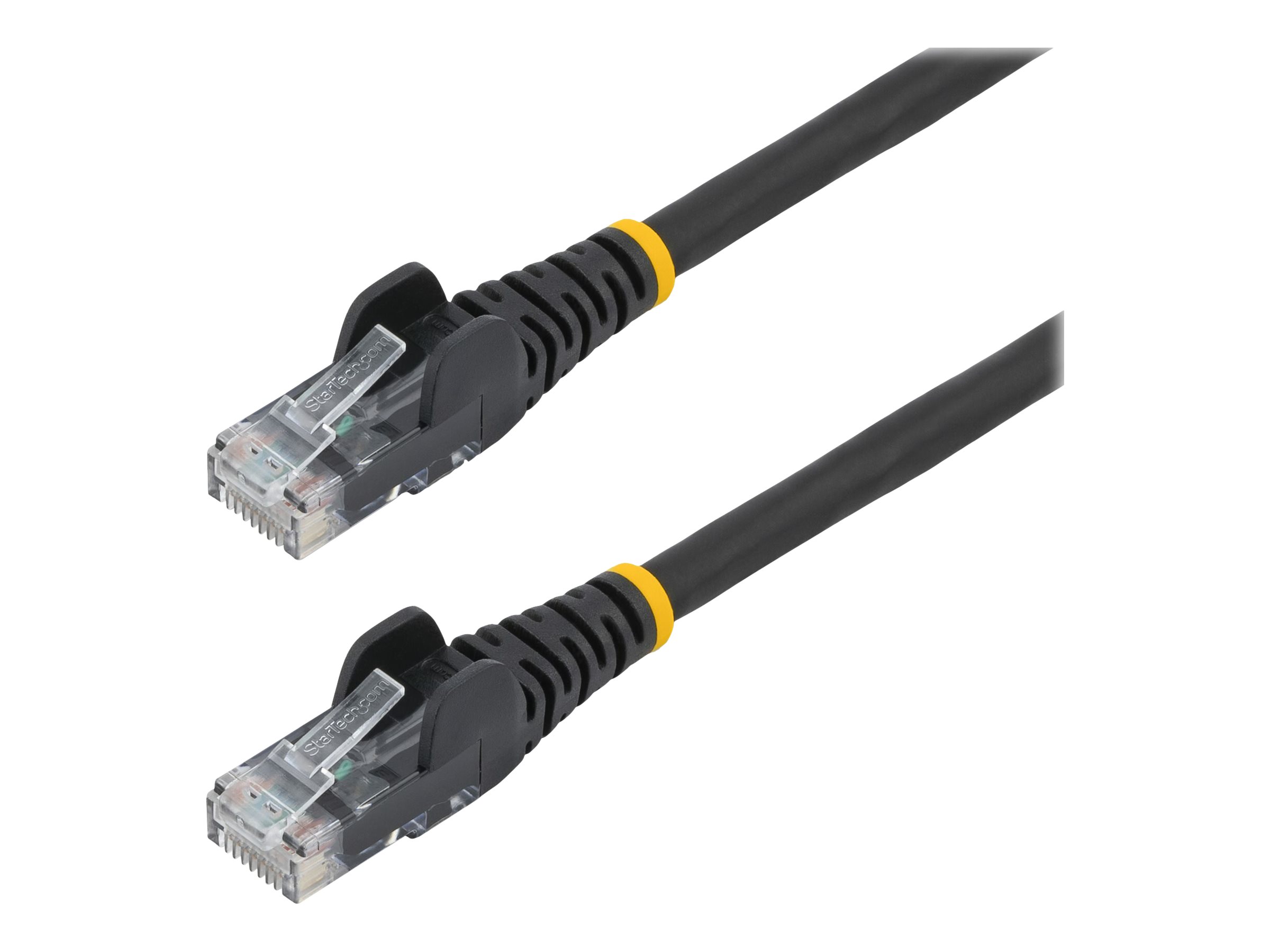 Startech 3m LSZH CAT6 Ethernet Cable, 10 Gigabit Snagless RJ45 100W PoE Network Patch Cord with Strain Relief, CAT 6 10GbE UTP, Black, Individually Tested/ETL, Low Smoke Zero Halogen - Category 6 - 24AWG (N6LPATCH3MBK) - Patchkabel - RJ-45 (han) til RJ-45 (han) - 3 m - 6 mm - UTP - CAT 6 - knastfri - sort