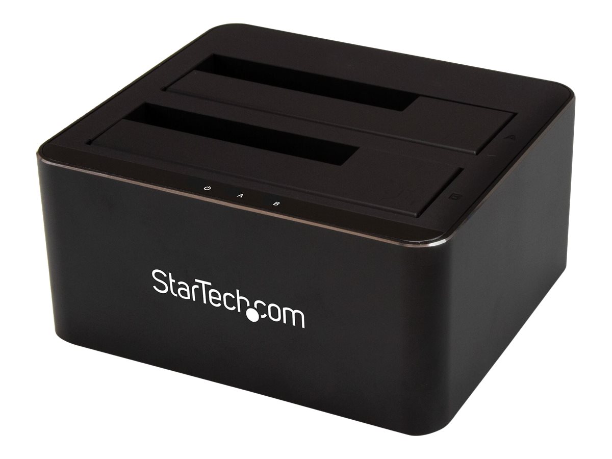 StarTech.com Dual Bay SATA HDD - for 2 x 2.5 / 3.5" SATA SSD / HDD - Hot Swap - Hard Drive - SSD Dock HDD dockingstation