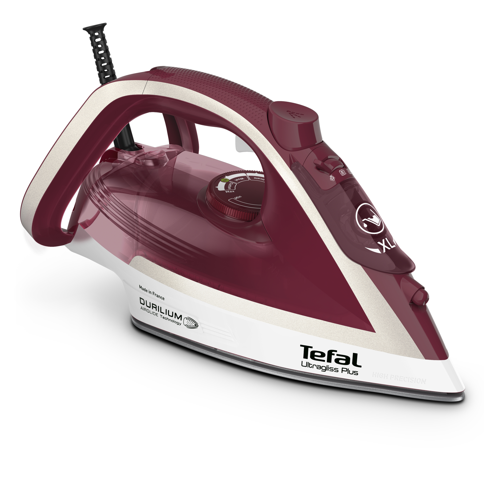 Tefal Ultimate Pure FV6810 dampstrygejern 2.800 W - rød/sølv