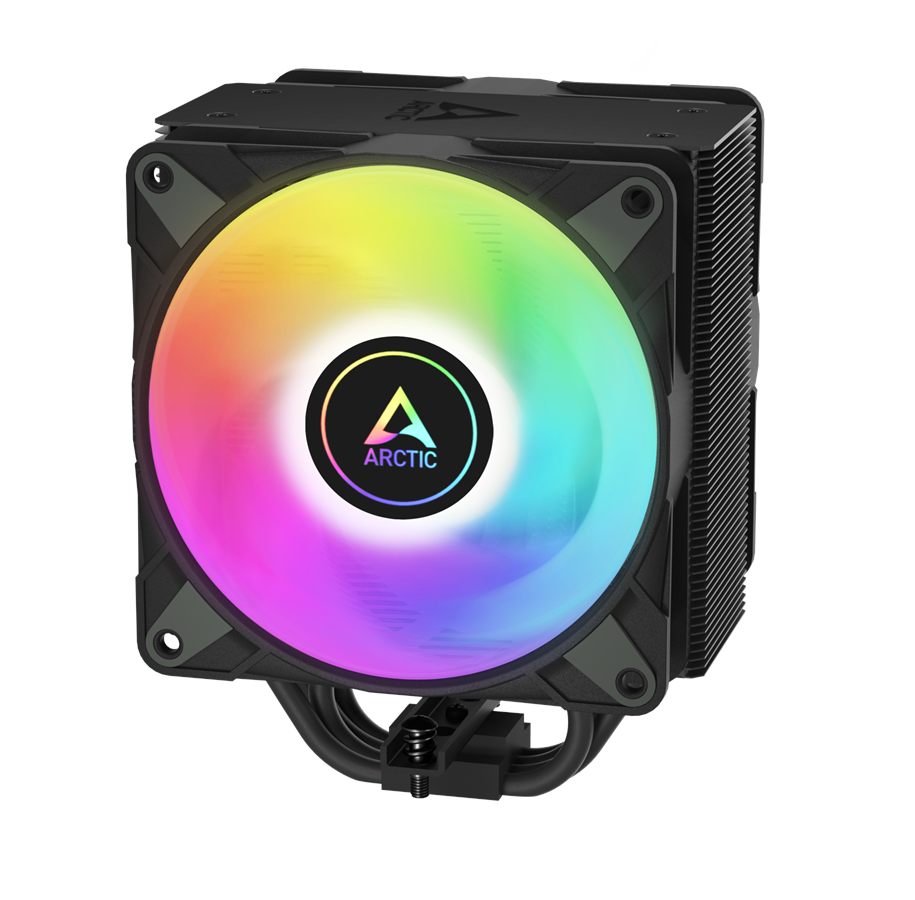 ARCTIC Freezer 36 A-RGB - Processor-køler - multikompatibel - (for: LGA1700, LGA1851, AM4, AM5) - kobbervarmerør med aluminiumsfinner - 120 mm - sort
