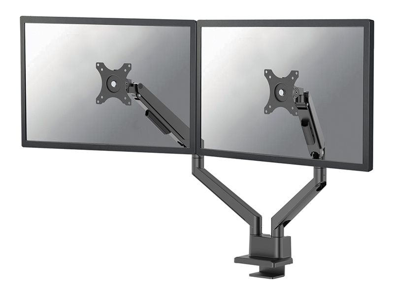 Neomounts NEXT Slim DS70-250BL2 mounting kit - full-motion - for 2 monitors - black