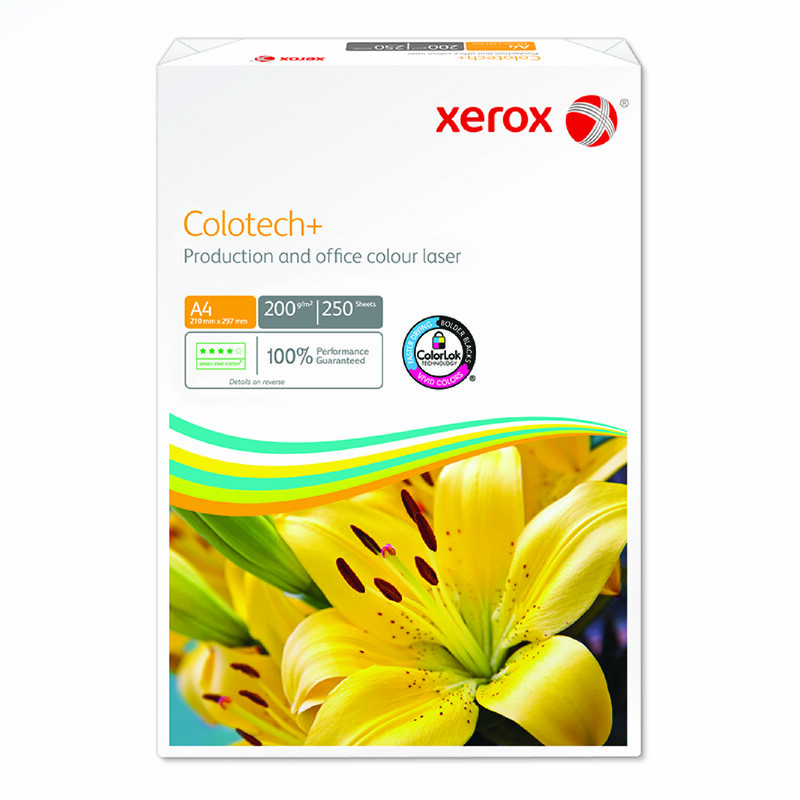 Kopipapir Xerox® Colotech+ FSC 200g A4 hvid - (250 ark)