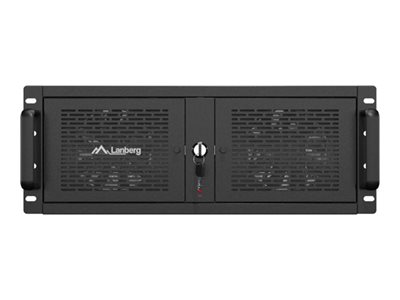 Lanberg - Rack-monterbar 4U - ATX - ingen strømforsyning - sort - USB