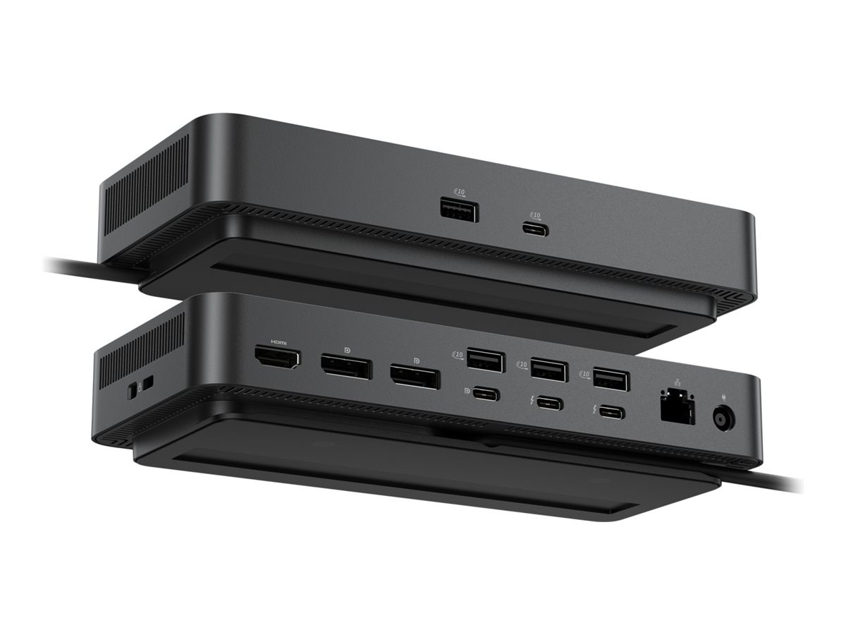 Dell Pro Thunderbolt 5 Smart Dock SD25TB5 - Dockingstation - Thunderbolt 5 - HDMI, 2 x DP, USB-C, 2 x Thunderbolt 5 - 1GbE, 2.5GbE - 330 Watt - BTO - med 3 års Basic Hardware Service with Advanced Exchange efter fjerndiagnose