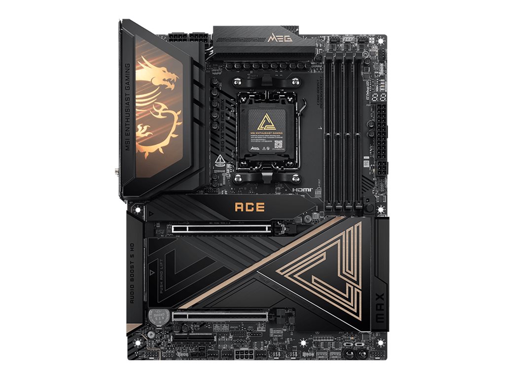 MSI MEG X870E ACE MAX - motherboard - ATX - Socket AM5 - AMD X870E Bundkort - AMD X870E - AMD AM5 socket - DDR5 RAM - ATX