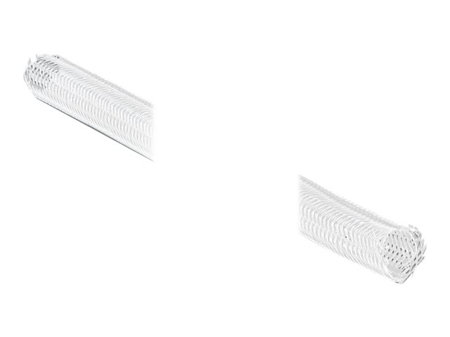 Delock Braided Sleeving self-closing 2m Hvid