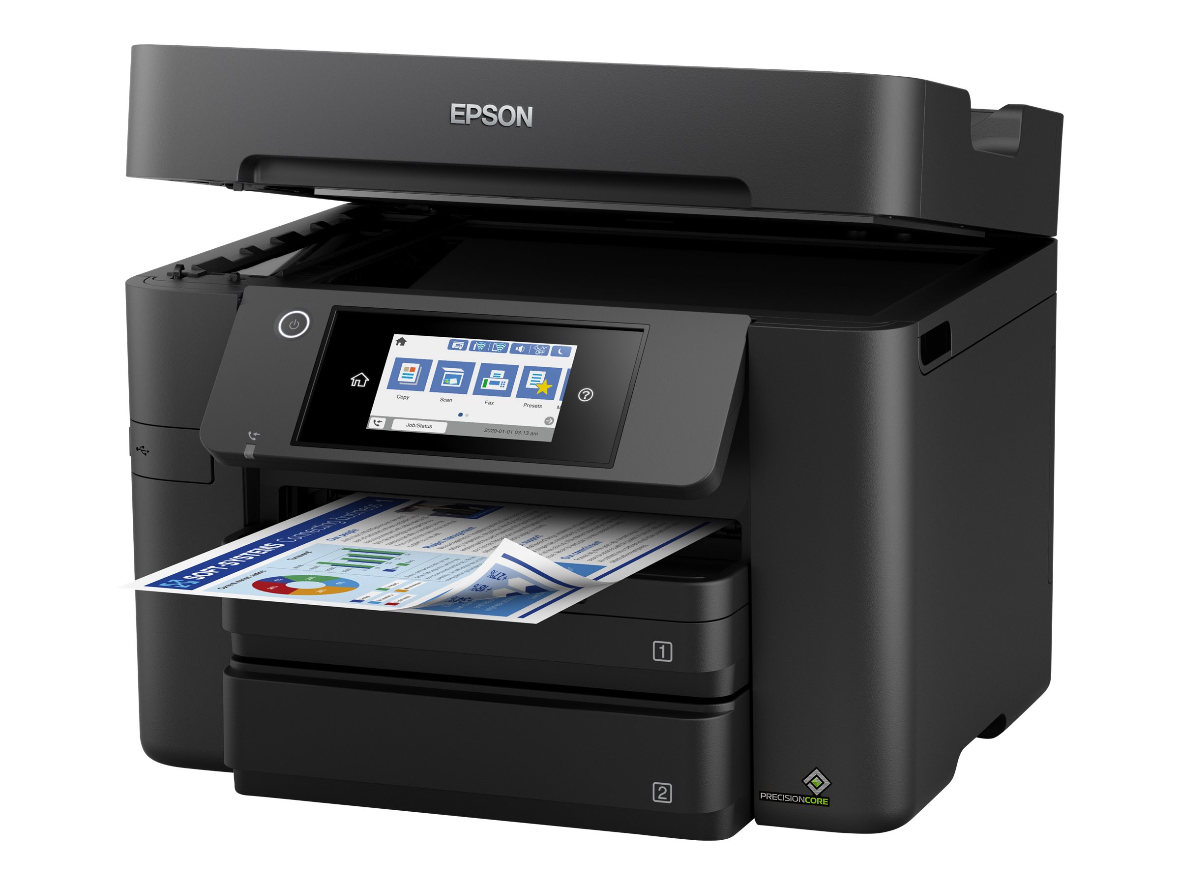 Epson WorkForce Pro WF-4830DTWF All in One Multifunktion - Farve - Blæk