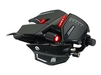 Mad Catz R.A.T. 8+ optisk spilmus - Gaming Mus - Optisk - 11 knapper - Sort