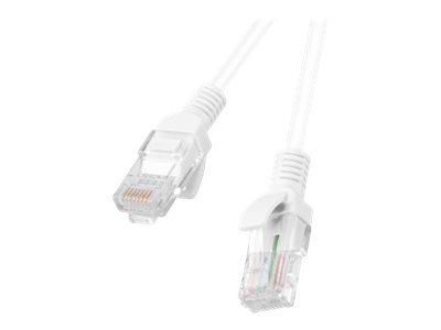 Lanberg CAT 5e Ikke afskærmet parsnoet (UTP) 25cm Patchkabel Hvid RAL 9010