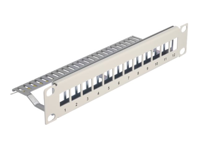 Delock Patchpanel Grå 1u