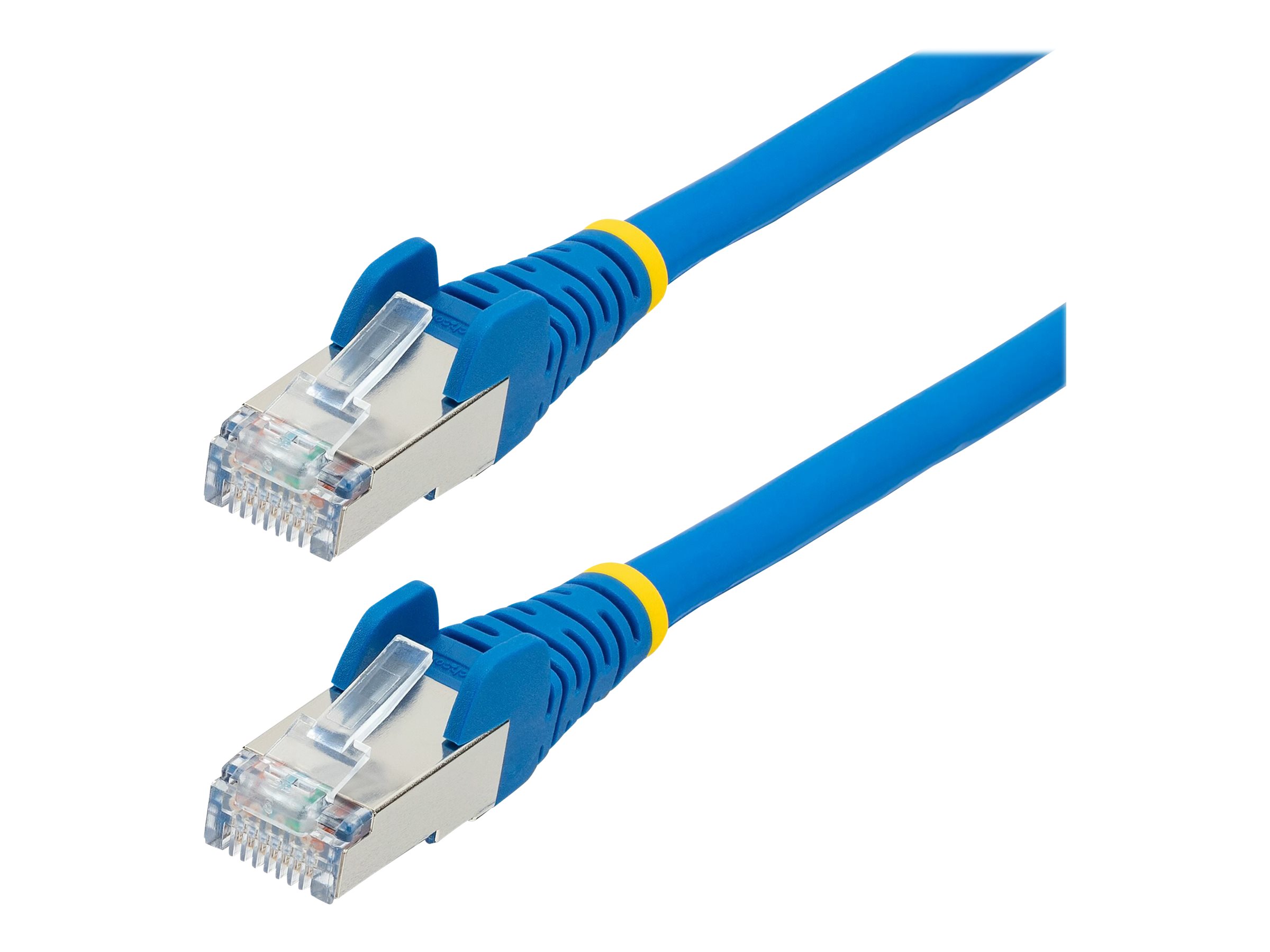 StarTech.com 3m CAT6a Cable - Blue - Low Smoke Zero Halogen (LSZH) - 10GbE 500MHz 100W ++ Snagless RJ-45 w/Strain Reliefs S/FTP Network Patch Cord CAT