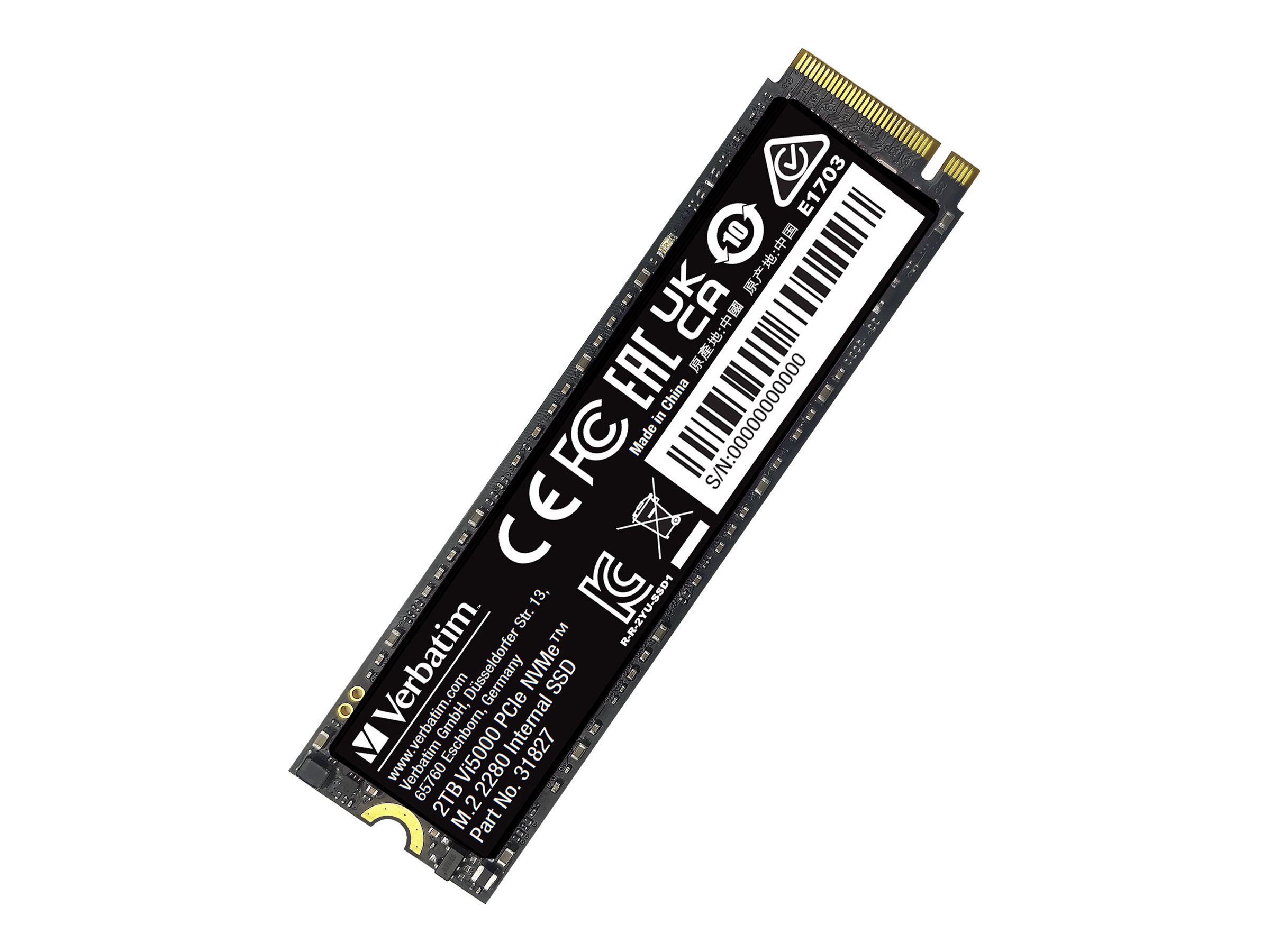 Verbatim SSD Vi5000 2TB M.2 PCI Express 4.0 x4