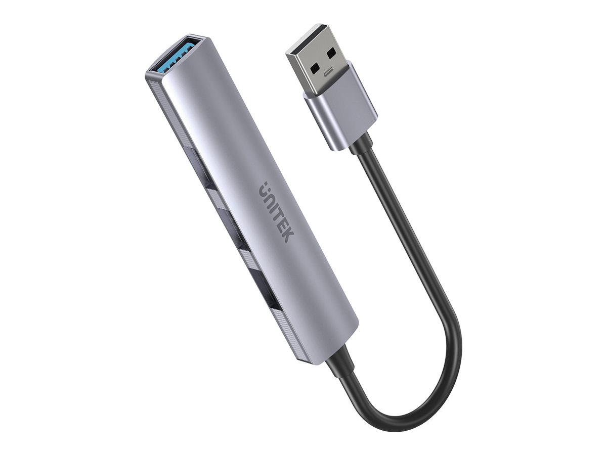 USB hub UNITEK H1208A – USB-A til 3x USB-A 2.0 + 1x USB-A 3.0