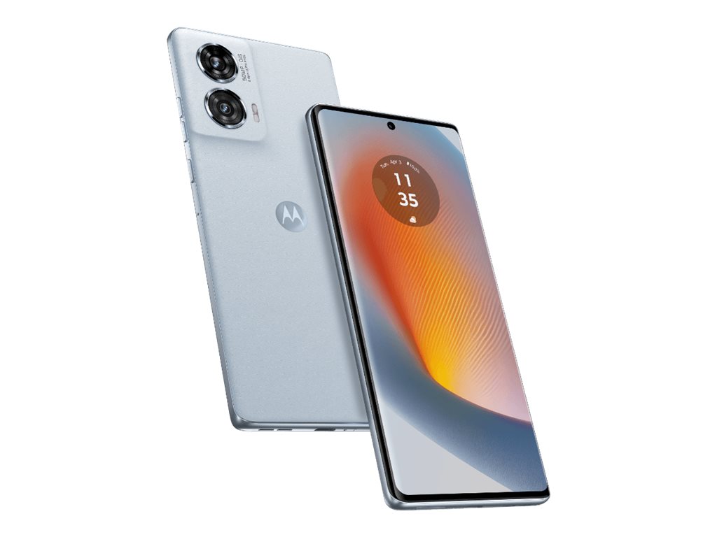 Motorola Edge 50 Fusion - 5G smartphone - dual-SIM - RAM 8 GB / Intern hukommelse 256 GB - pOLED display - 6.7 - 2400 x 1080 pixels (144 Hz) - 2x bagkameraer 50 MP, 13 MP - front camera 32 MP - skumfidusblå