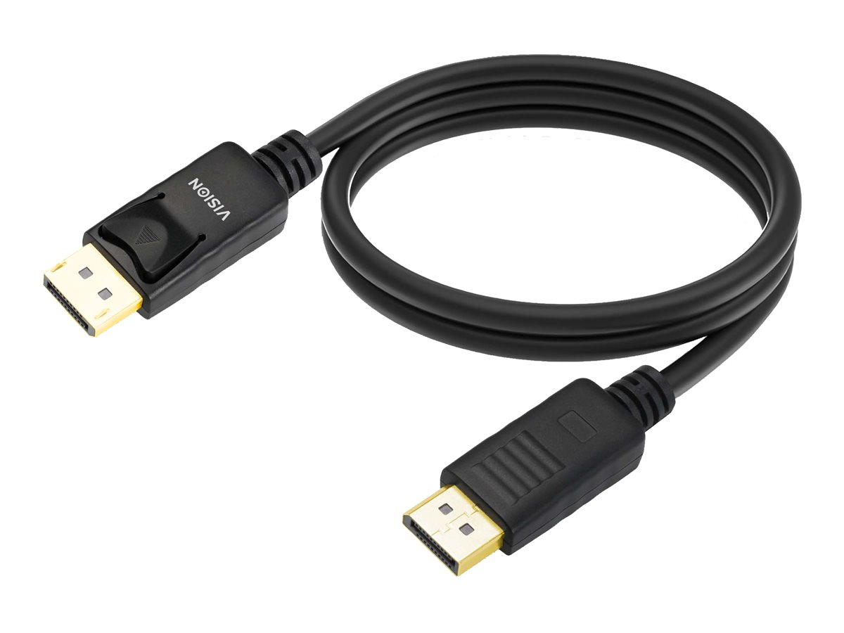 Vision DisplayPort kabel 2m Sort