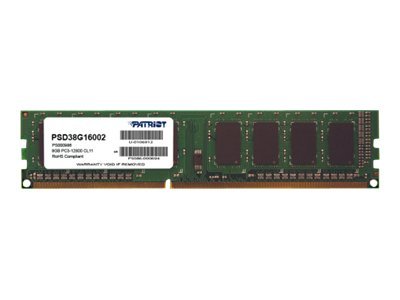 Patriot DDR3 8GB 1600MHz CL11 Ikke-ECC
