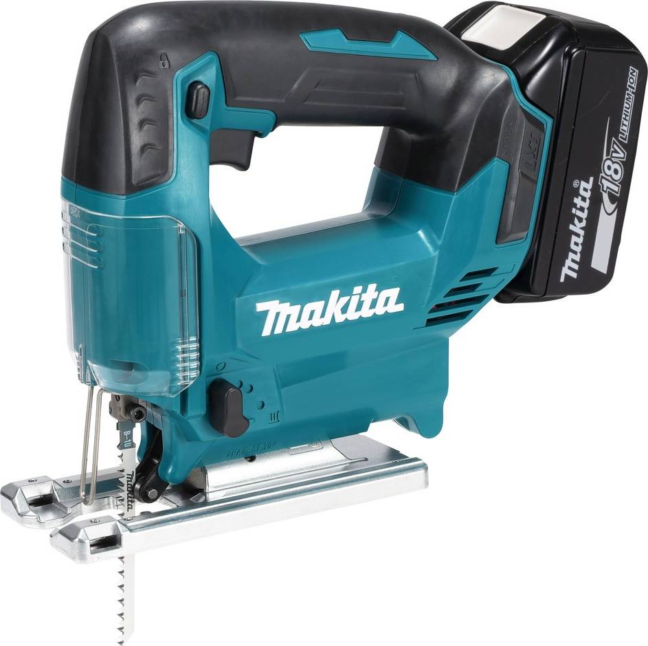 Makita DJV186Z Akumuliatorinis siaurapjūklis 18 V Li-on, 0 - 2,900 minˉ¹, 65mm, Be akumuliatorių ir kroviklio! - SOLO