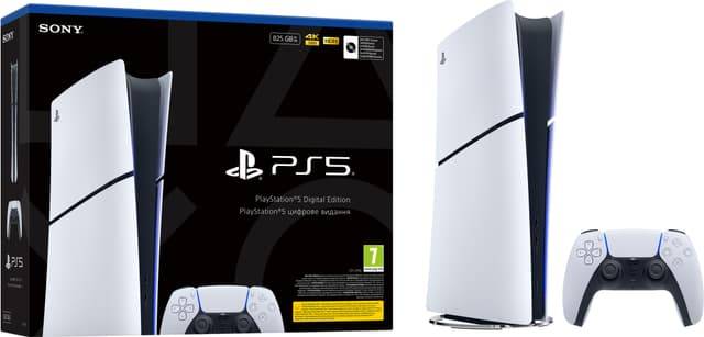 Sony Playstation 5 Digital Edition 825 GB Konsol - GEEKD.dk