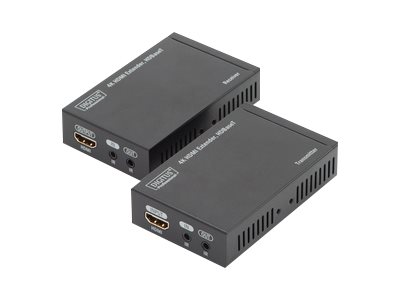 DIGITUS Professional 4K HDMI Extender Set Video/audio/infrarød forlænger
