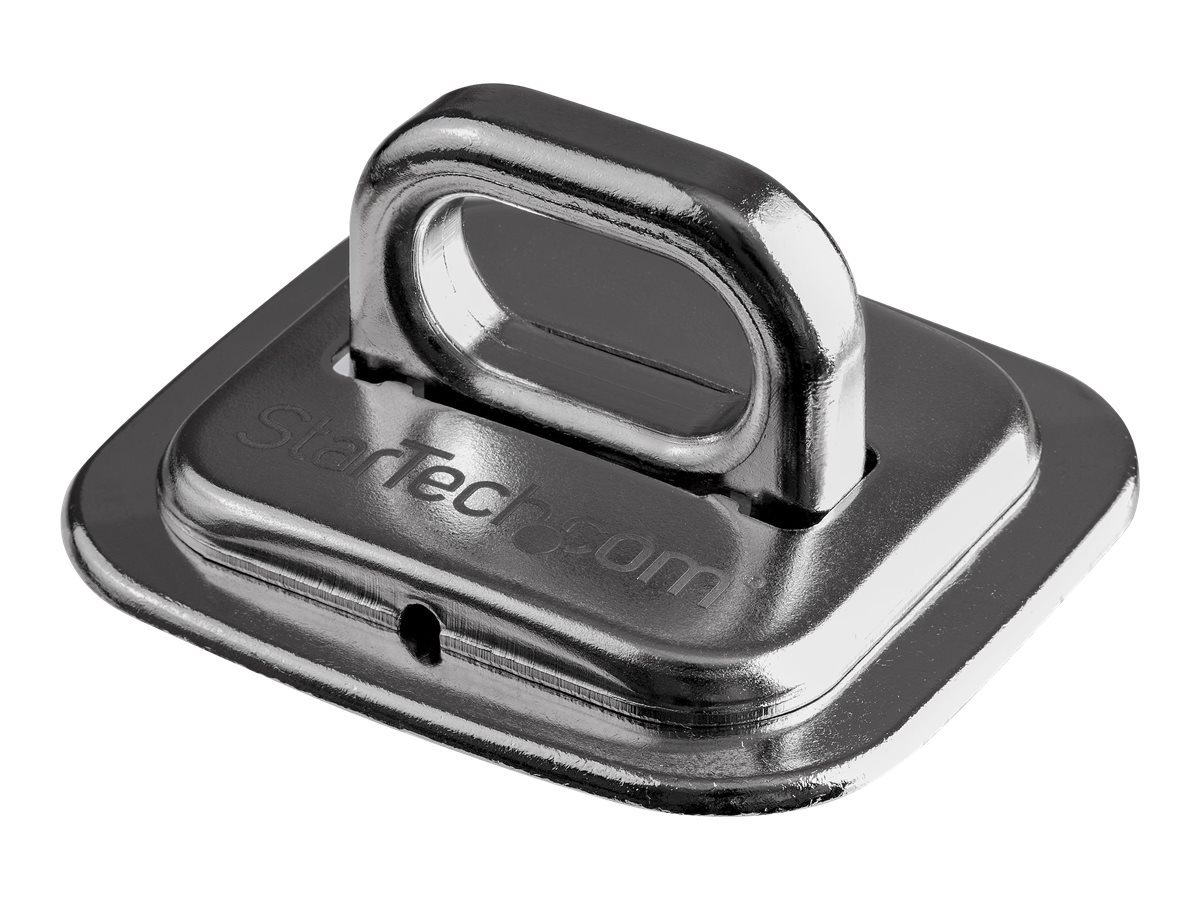 Startech Laptop Cable Lock Anchor - Zinc Alloy - Computer Security Cable Anchor - Desk Mount Security Anchor Point - Screw-On Lock Anchor (LTANCHOR) - Lås-forankring - sølv - for P/N: LTLOCKNBL