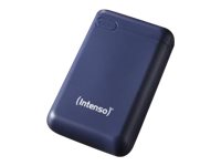 Intenso Powerbank XS5000 - Powerbank - 5000 mAh - 2.1 A - 2 output-stikforbindelser (USB, USB-C) - på kabel: USB-C - blå