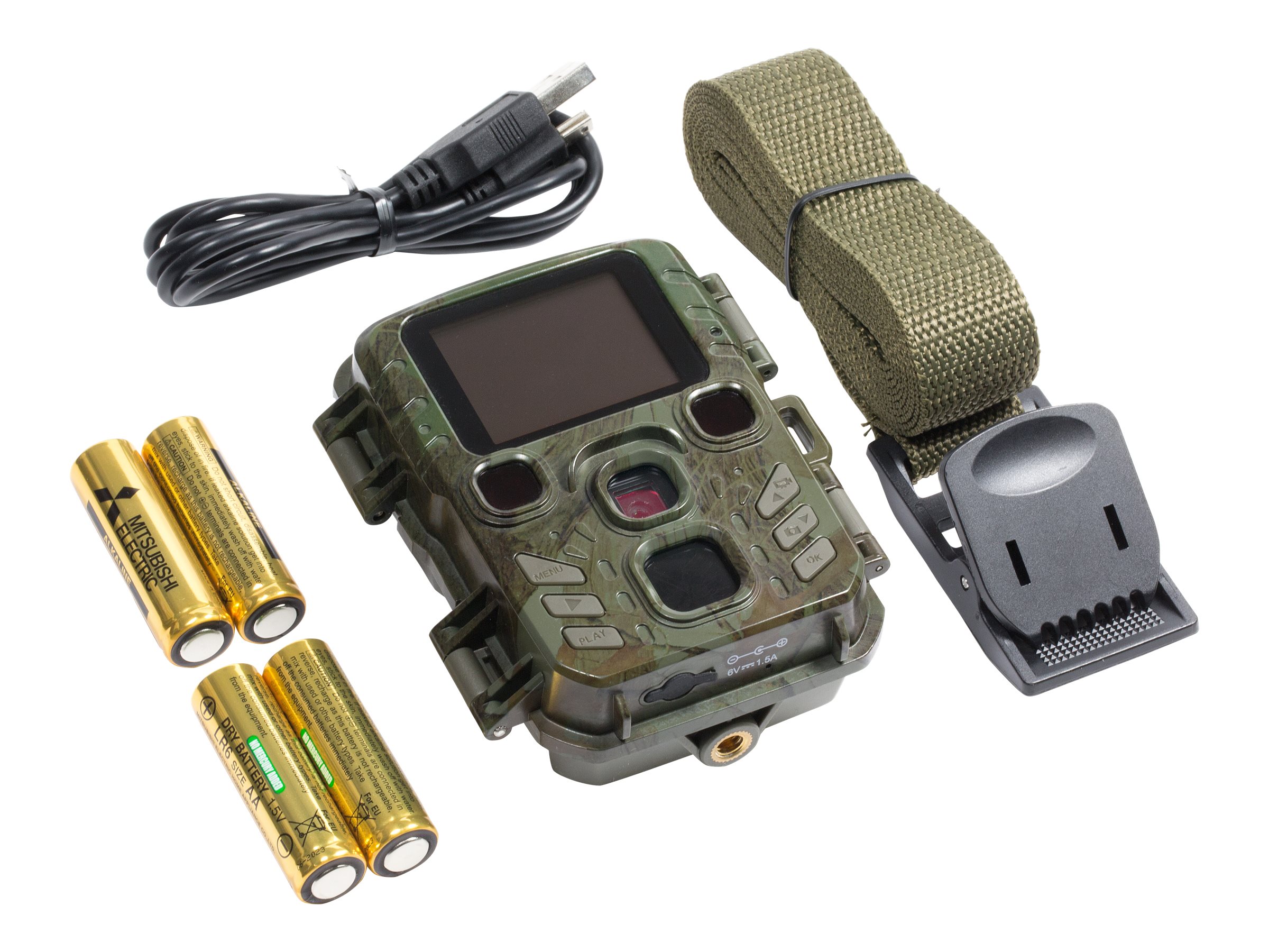 Technaxx Mini Nature Wild Cam TX-117 Kamerafælde 1920 x 1080 Grå Grøn