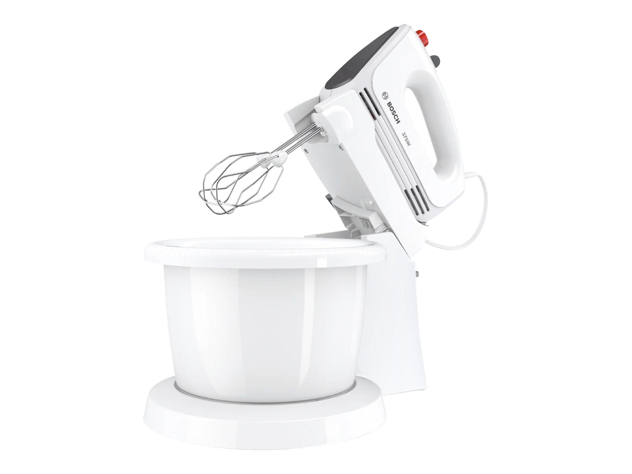 Bosch MFQ2600G  Hand Mixer, 375 W, Number of speeds 4, Shaft material Stainless steel, White