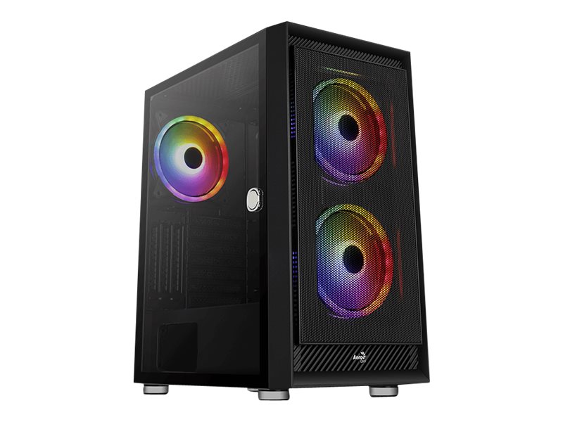 AeroCool Graphite - MDT - ATX - Kabinet - Tower - Sort