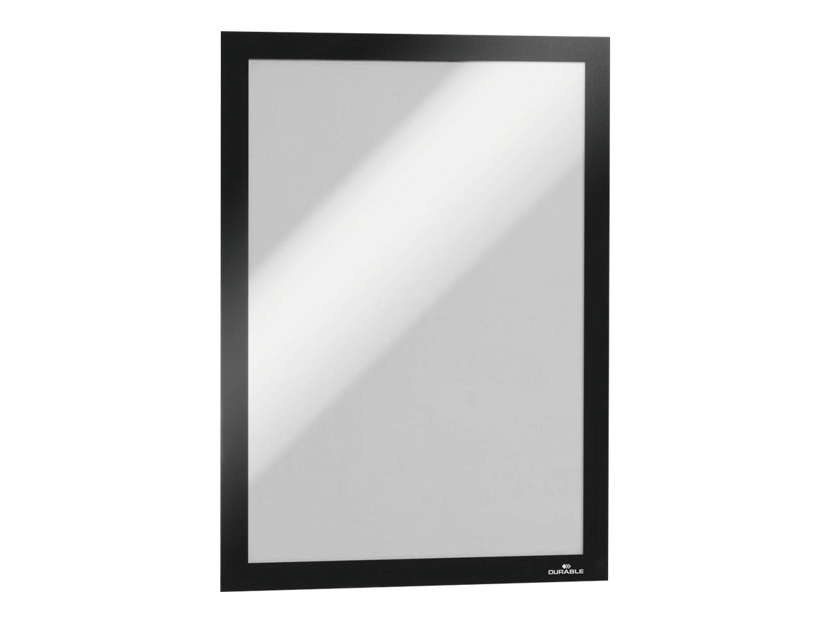 Durable Duraframe A4 selvklæbende magnetramme sort