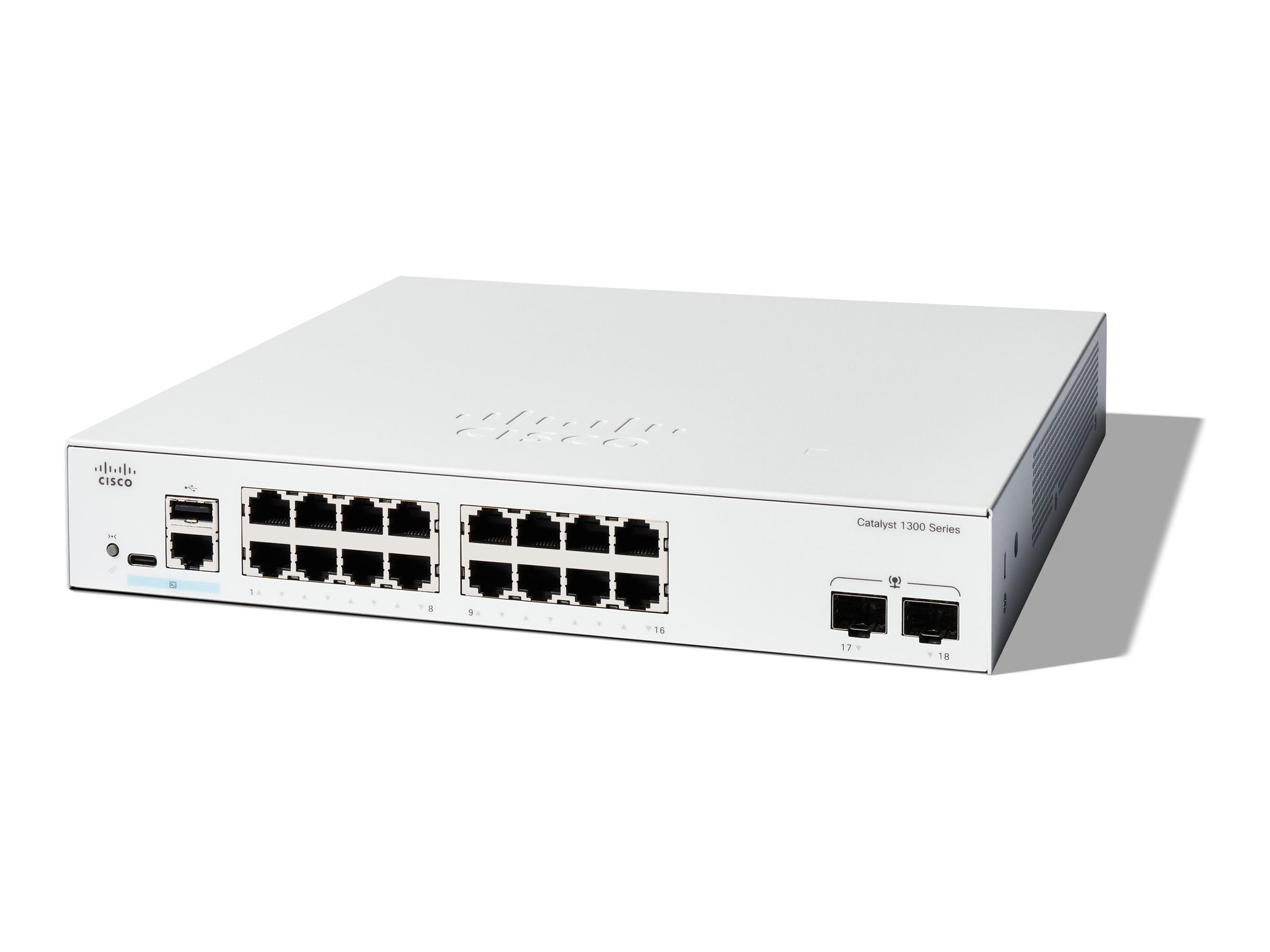 Cisco Catalyst 1300-16T-2G Switch 16-porte Gigabit Ethernet