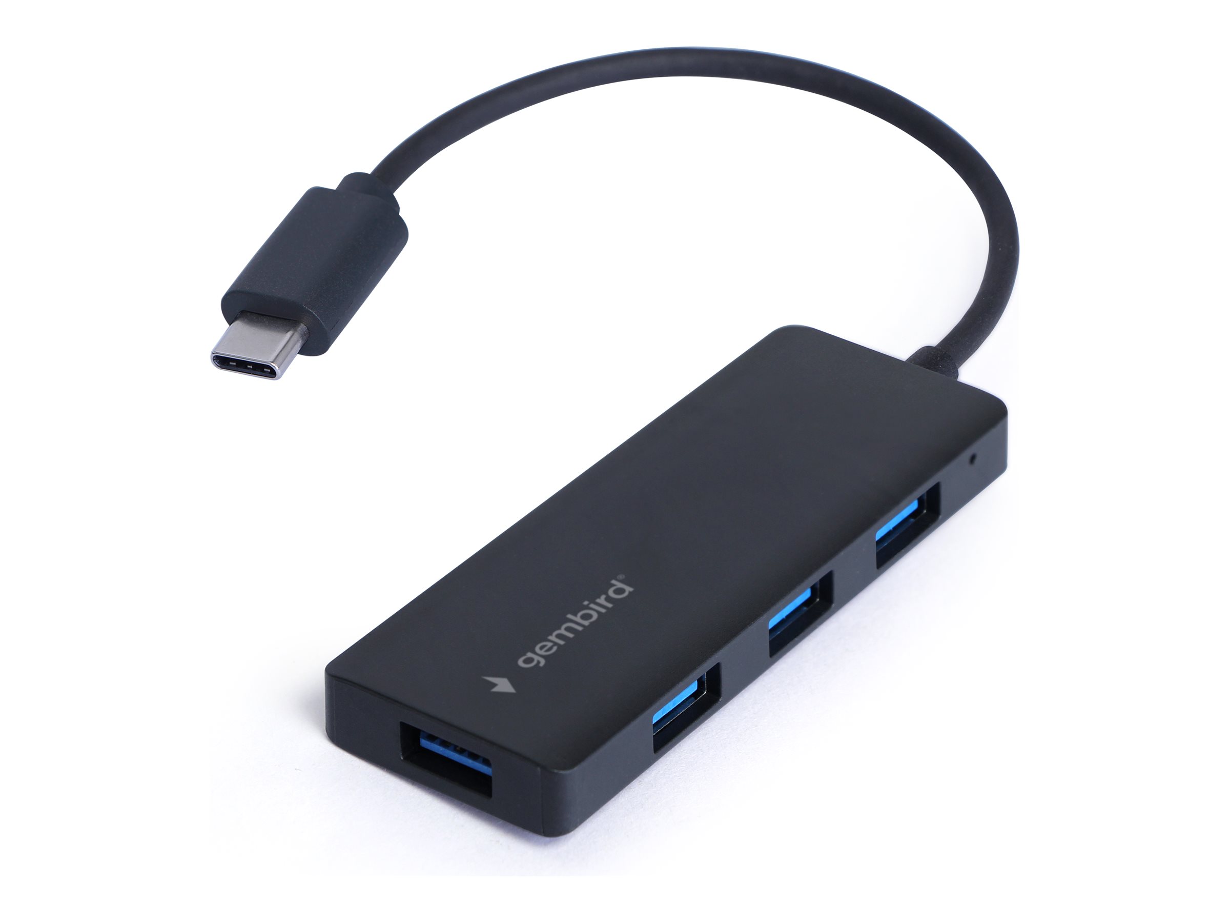Gembird UHB-CM-U3P4-02 - hub - type-C - 4 ports USB hub - 4 ports - Sort
