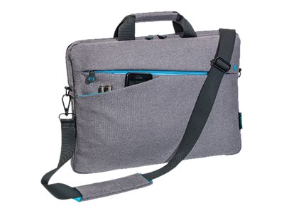 PEDEA Notebook Tasche "Fashion" 15,6" + CHERRY MC 1000 Maus , grau