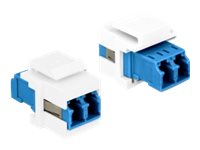 DeLOCK Keystone Module LC Duplex female to LC Duplex female