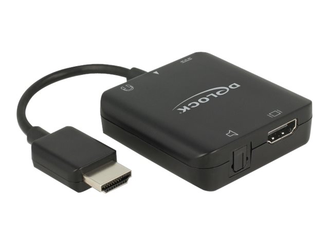 DeLOCK HDMI Audio Extractor 4K 60 Hz compact HDMI audio signal-udtræk
