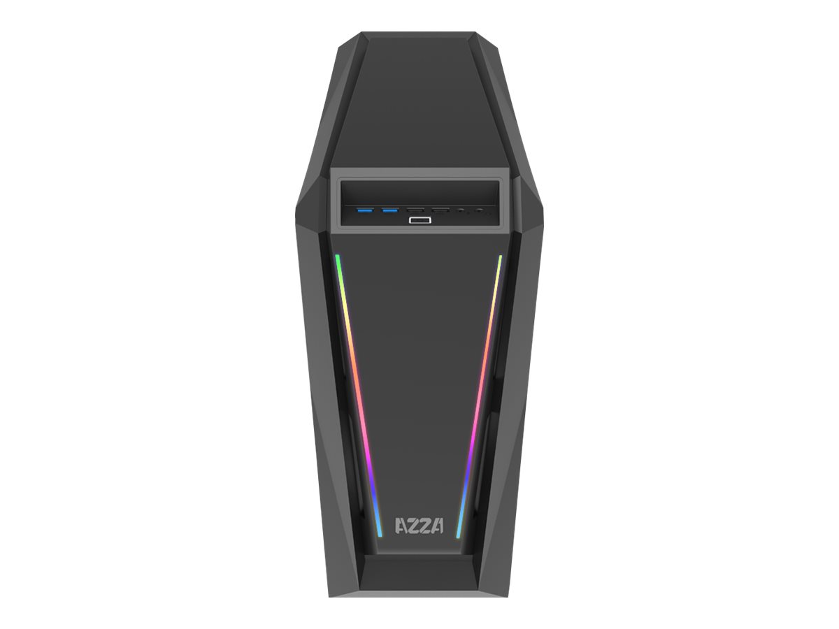 AZZA Chroma 410A Tårn ATX Ingen strømforsyning Sort