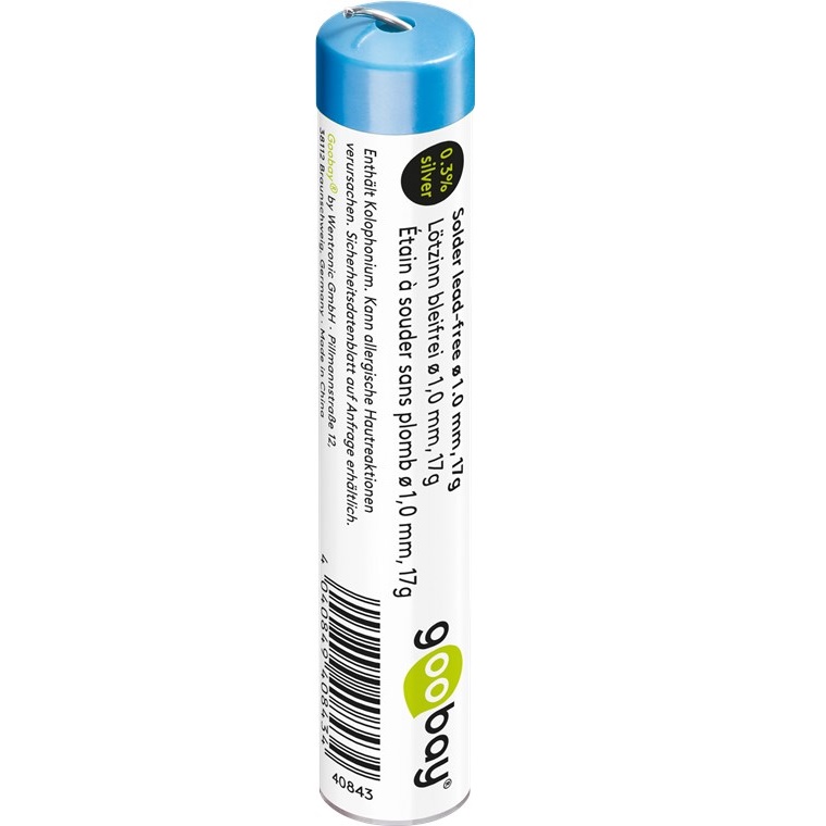 Goobay Loddetin med flus Blyfri, Ø 1.0 mm, 17 g