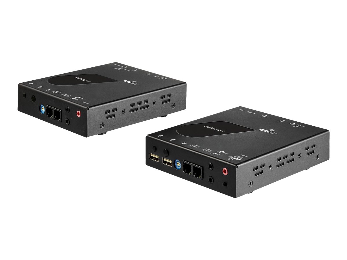 StarTech.com HDMI KVM Extender over IP Network - 4K 30Hz HDMI and USB over IP LAN or Cat5/Cat6 (100m/330ft) - Remote KVM Console Video/audio ekspander