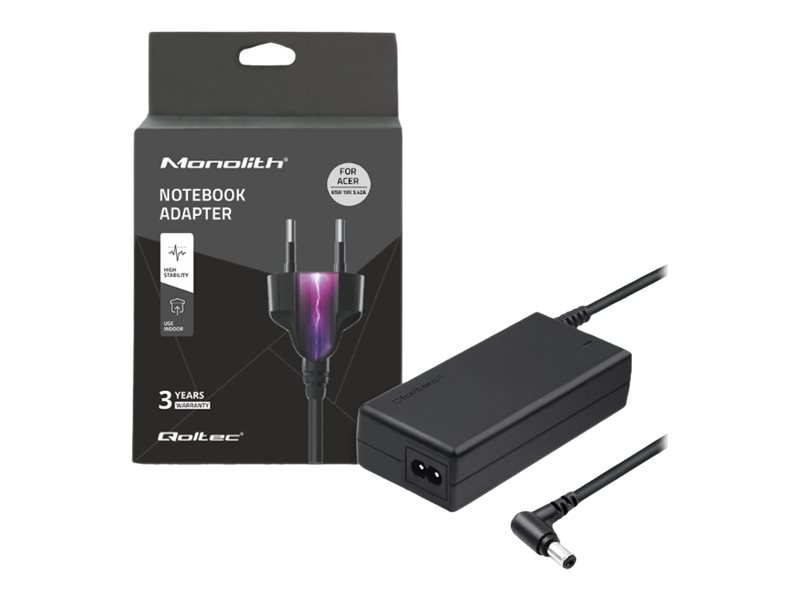 Qoltec Adapter 65Watt