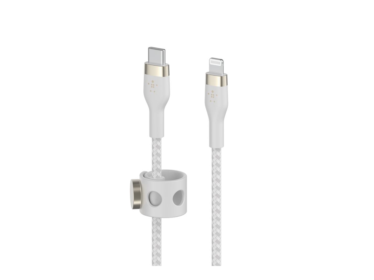 Belkin BOOST CHARGE USB-C to LTG Braided Silicon, 2m, White