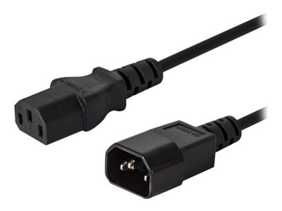 SAVIO CL-99 Forlængerkabel til strøm 1.2m Sort