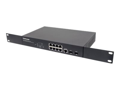 Intellinet Web-Managed 2 SFP Ports, IEEE 802.3at/af Power over ( / ) Compliant, 140 W, Endspan, Desktop, 19" Rackmount, Box Switch 8-porte Gigabit